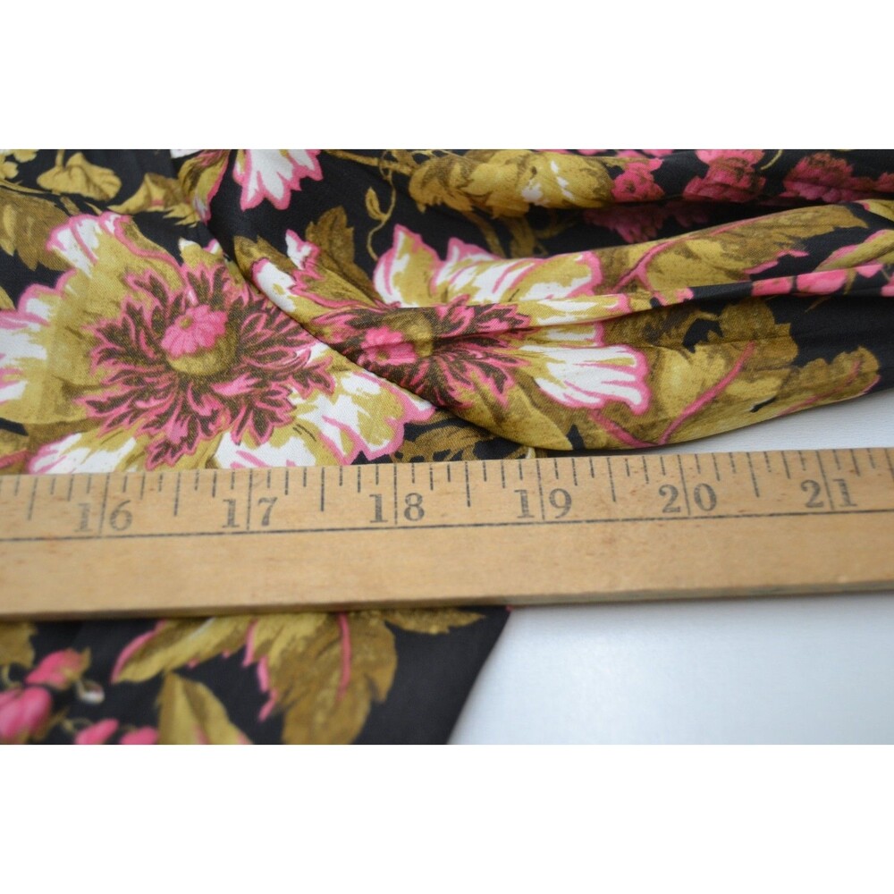 NWT Anthropologie Tunic Top Blouse Shirt Size M Deep-V Floral Long Sleeve Boho - Picture 12 of 13